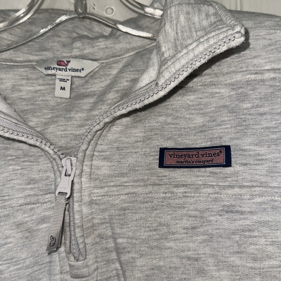Vineyard Vines Gray Quarter Zip - Picture 2 of 3